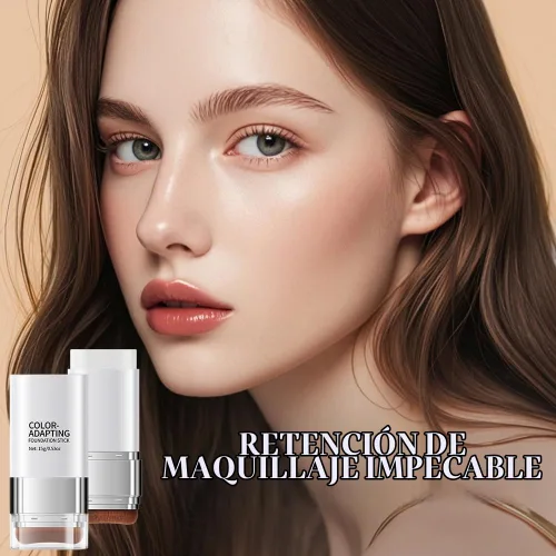 Vista 7 de Barra de base que cambia de color, doble extremo con cepillo desmontable, maquillaje húmedo e hidratante para un aspecto impecable, combinación
