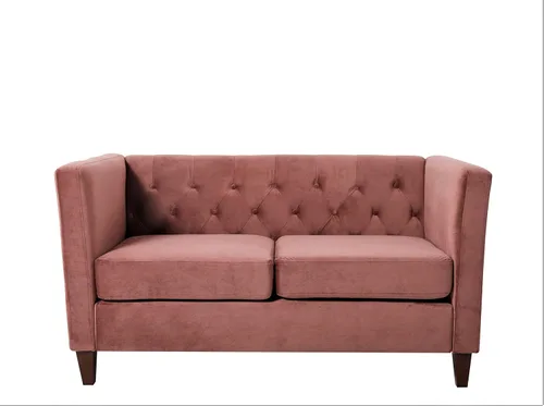 Vista 31 de Container Furniture Direct Muebles clásicos con capitoné y modernos para sala de estar, sofá universitario con relleno, cómodo sofá biplaza de Gris