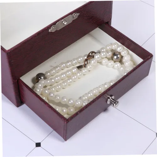 Vista 2 de BESTOYARD Caja de joyería musical para niños, organizador de almacenamiento para juguetes, contenedor de almacenamiento de joyas para niños