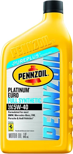 Vista 3 de Aceite totalmente sintético para motor 5W-40 Platinum Euro, de Pennzoil, 1 Cuarto de galón