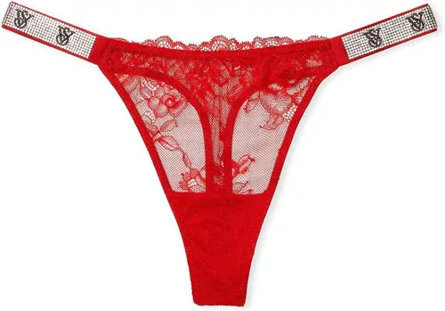 Vista 10 de Victoria's Secret Ropa interior tanga de mujer Very Sexy Shine Strap, bragas para mujeres (XS-XXL)