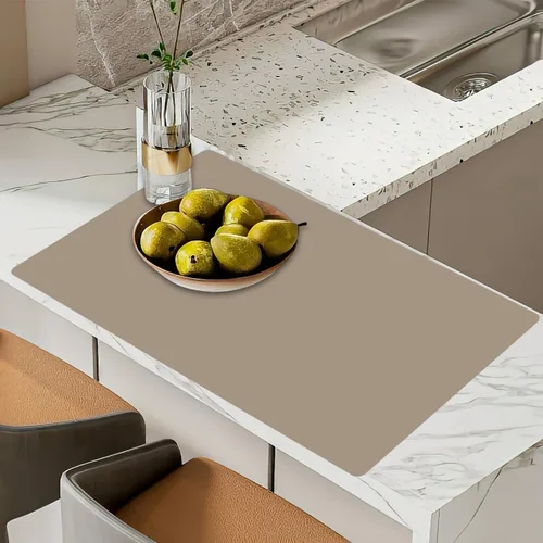 Vista 48 de Tapete de silicona súper grande, 120 x 24 pulgadas, tapete de silicona para encimera de cocina, tapete antideslizante resistente al calor, tapete