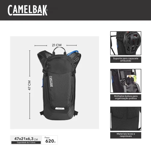 Vista 2 de CamelBak M.U.L.E. 12 - Paquete de hidratación para bicicleta de montaña