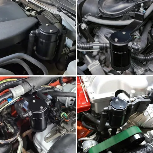 Vista 6 de EVIL ENERGY Lata de captura de aceite compatible con Dodge 2015-2023 Charger Challenger Hellcat 2018 Challenger Demon 2021-2025 Durango Hellcat