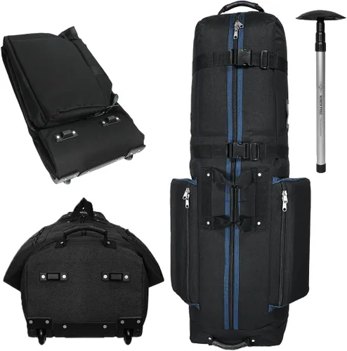 Vista 8 de CADDYDADDY Constrictor Golf Travel Bag Cover w/Thick Dense Foam Padded Top