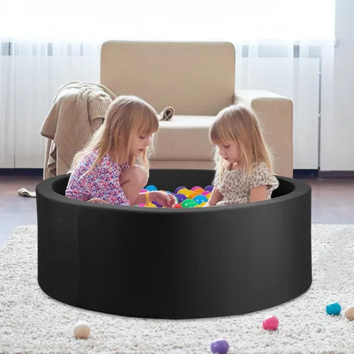 Vista 7 de Fosa de pelotas de espuma, 35" x 12" Fosas de pelotas para niños pequeños, Piscina de pelotas redonda suave para bebés y niños pequeños, Regalo