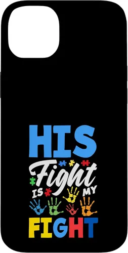 Vista 21 de His Fight is My Fight Autism Awareness Case for iPhone Air