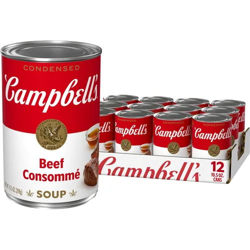 Vista 8 de Campbell's - Sopa condensada de consomé de carne, lata de 10.5 onzas