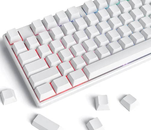 Vista 34 de Fogruaden Juego de teclas PBT, teclas personalizadas de perfil cereza para teclas de teclado mecánico (9009)