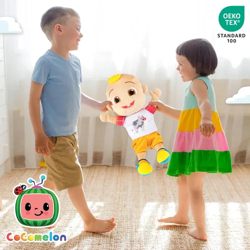 Vista 5 de Jay Franco CoComelon JJ - Almohada de peluche de microfibra de poliéster súper suave, 17 pulgadas (producto oficial de CoComelon)