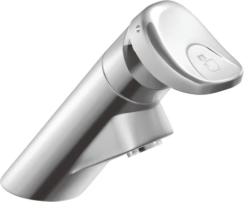 Vista 6 de Moen Grifo de baño comercial M-Press cromado de un solo orificio para lavabo público, 8894