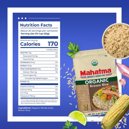 Vista 2 de Mahatma - Arroz integral orgánico