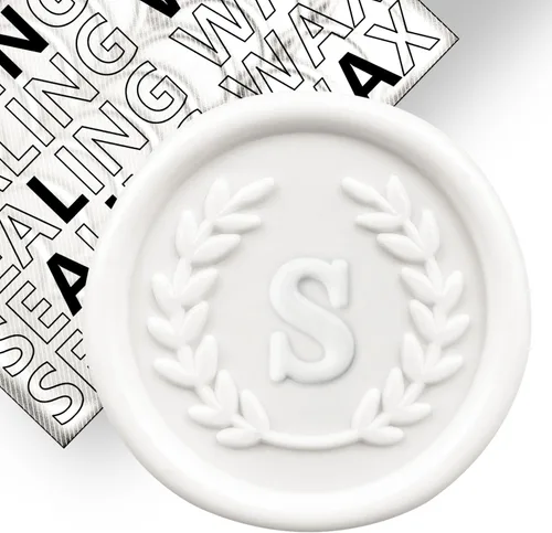 Vista 99 de 50 calcomanías adhesivas de cera con letra S, hechas a mano, sin necesidad de sellar, rasgar y usar calcomanías de cera para invitaciones de boda