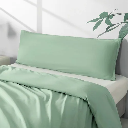 Vista 36 de Paquete de 2 fundas de almohada de microfibra tamaño estándar con cremallera, fundas de almohada color beige, suaves y cómodas, no se encogen Beige