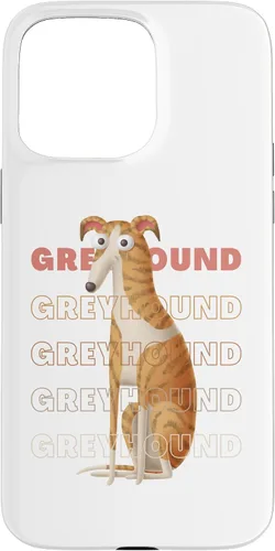 Vista 31 de Greyhound Big Eyes Funny Cartoon Sighthound Lover Design Case for iPhone 17
