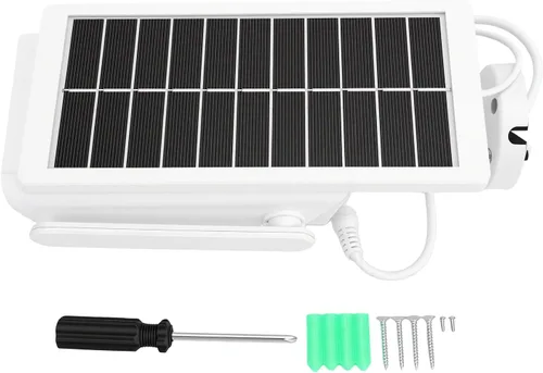 Vista 7 de Solar Security Camera Wireless Outdoor, 3MP 2.5K, AI Human & Vehicle Detection, 360 PTZ View, Color Night Vision, PIR Sensor