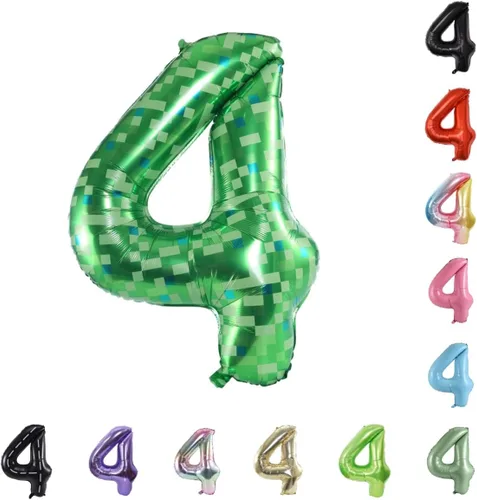 Vista 60 de Globo grande de helio con números 0-9 de 40 pulgadas para cumpleaños, bodas y fiestas (rojo, 9)