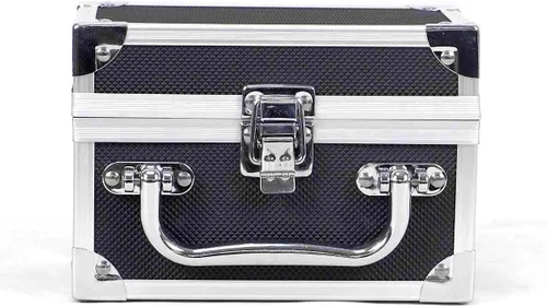 Vista 9 de Ursae Minoris Elite - Caja de aluminio negra para 12 portamonedas de estilo certificado o certificado NGC, PCGS, ANACS, Elite, Lighthouse, BCW Negro