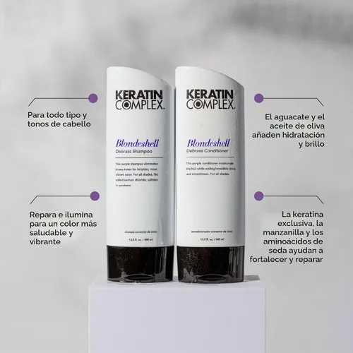Vista 3 de Keratin Complex Champú Blondeshell Debrass