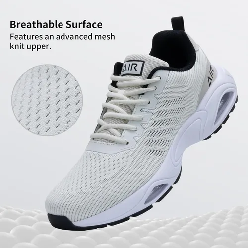 Vista 2 de JARLIF Tenis transpirables para hombre, para correr, gimnasio, caminar, a la moda