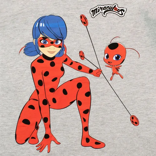 Vista 3 de Miraculous Conjunto de 2 piezas de camiseta y leggings de mariquita para niñas