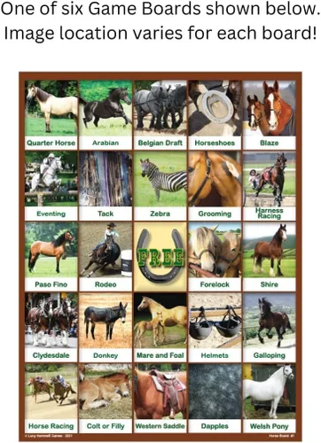 Vista 2 de Horse Bingo Juego de mesa