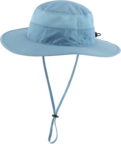 Vista 18 de Home Prefer Sombrero de sol UPF 50+ para hombre, ala ancha, protección UV, sombrero para hombre y mujer, playa, safari, jardinería, golf, pesca