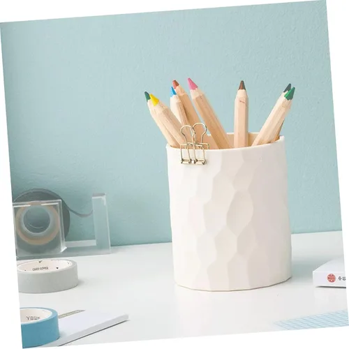 Vista 2 de STOBOK Elegante Regla Organizador de Silicona Portalápices Soporte de Cepillo de Maquillaje Pluma Taza para Escritorio Pluma de Gran Capacidad