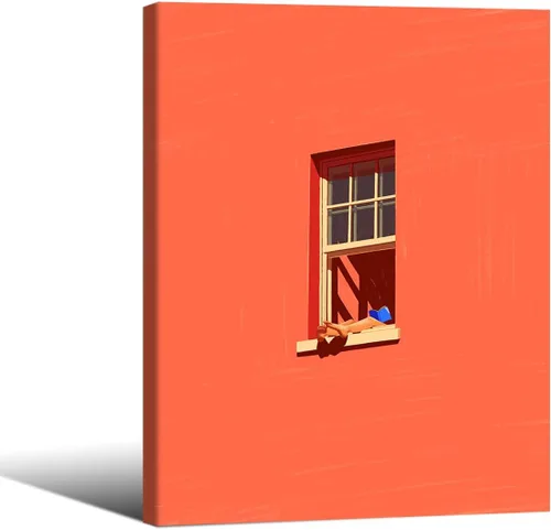 Vista 29 de Lienzo decorativo para pared con diseño de oso para niños, diseño de animales salvajes, conservación de la naturaleza, estilo retro, beige, cabaña