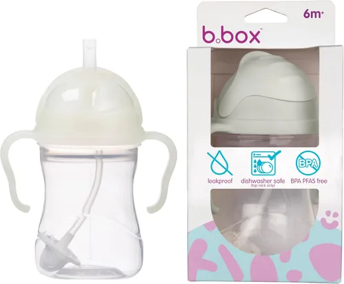 Vista 16 de b.box Vaso para beber con popote abatible, bebe desde cualquier ángulo, popote pesado, a prueba de derrames, a prueba de fugas y de fácil agarre