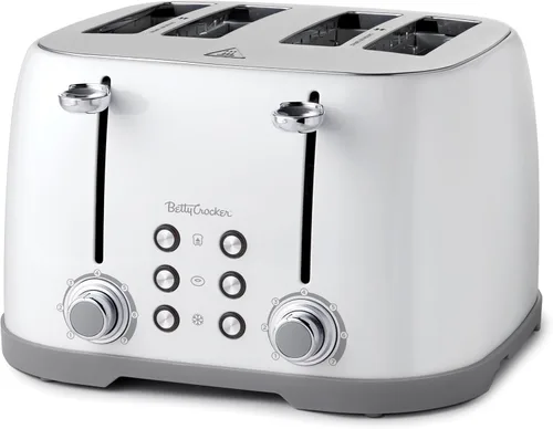 Vista 4 de Betty Crocker bc-2605cb 2-Slice Toaster, color negro, Negro