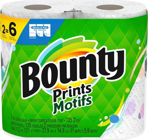 Vista 13 de Bounty 76213 Toallas de papel, seleccione un tamaño, 138 hojas de 2 capas, paquete de 2 unidades, cantidad 6