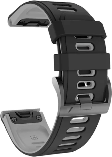 Vista 17 de Correa de reloj de 0.866 in para Garmin Forerunner 945 935 Fenix 5 5Plus Fenix 6 Pro silicona reloj inteligente banda liberación rápida correa