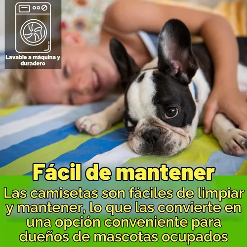 Vista 2 de Paiaite 3 piezas de camisa para perro a rayas de color oscuro, camisas sin mangas de algodón para cachorros, ropa transpirable para mascotas Paquete