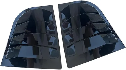 Vista 7 de MUXEE 2 piezas de rejillas para ventana lateral trasera con estampado, embellecedor de rejilla para ventilación, cubiertas de persianas, para Kia