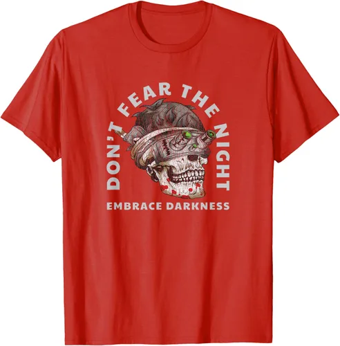 Vista 28 de Camiseta táctica militar con diseño de calavera con visión nocturna Negro