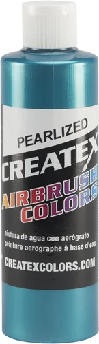 Vista 22 de Createx Pintura de colores para aerógrafo, 8 onzas, azul eléctrico iridiscente