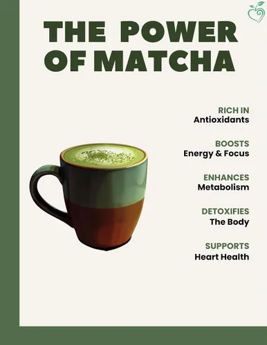 Vista 6 de Cherie Sweet Heart Organic Matcha Green Tea Powder - Grado culinario premium, auténtico origen japonés, rico en antioxidantes, sin gluten, vegano