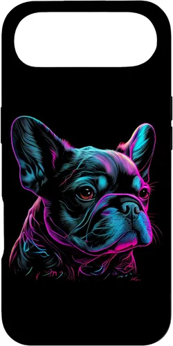 Vista 27 de French Bulldog Retro Design Case for iPhone 17