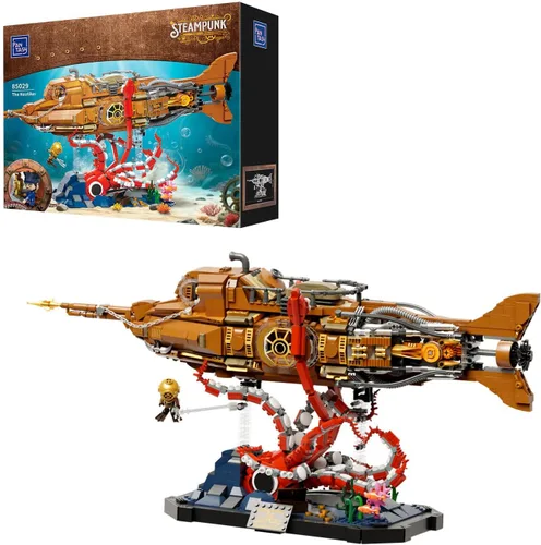 Vista 9 de PANTASY Juego de construcción de dirigible Steampunk para adultos