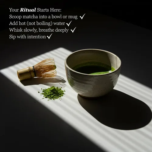 Vista 6 de Align Matcha - Matcha Orgánico Ceremonial 1.76 oz, 42 porciones - Polvo de matcha japonés para mayor concentración y energía - Sabor suave y rico