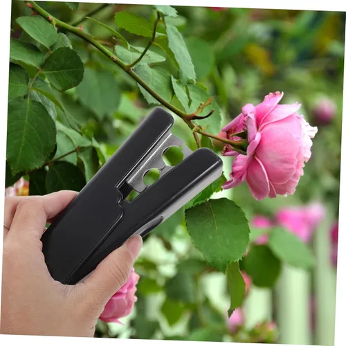 Vista 8 de Herramienta peladora de espinas de hojas, removedor de espinas, herramienta profesional para podar árboles, herramientas manuales para arreglos