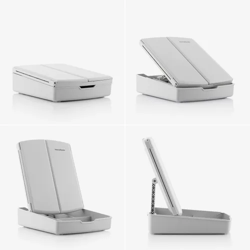 Vista 13 de Espejo LED Plegable con Organizador de Maquillaje 3 en 1 Panomir InnovaGoods