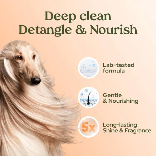 Vista 9 de Pawfume - Loción para perros en aerosol para piel seca + champú y acondicionador para perros