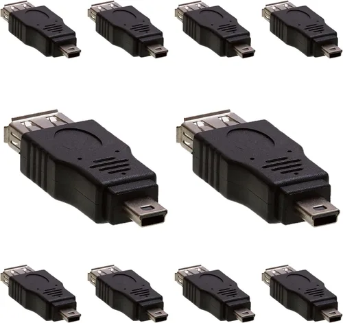 Vista 7 de Cmple - Adaptador USB B a B USB 2.0 hembra a hembra acoplador Jack a Jack Convertidor de conector para impresora Escáner de cable HDD Disco duro