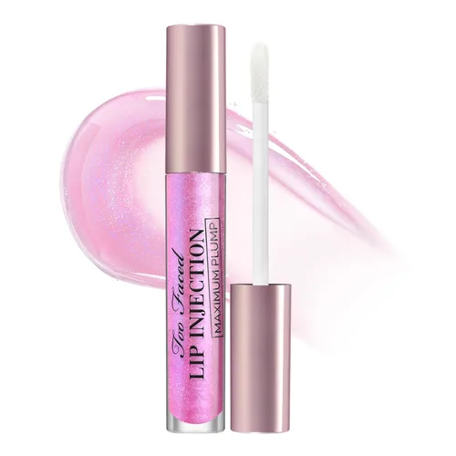 Vista 18 de Too Faced Lip Injection Lip Plumper Hydrating Lip Gloss for Fuller-Looking Lips Original, Maximum Plump, Cooling Gloss & Plumping Click Formulas
