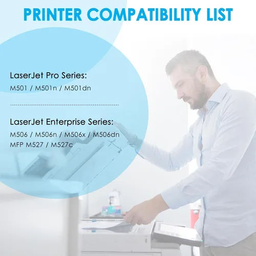 Vista 3 de Cartucho de tinta magnética compatible para HP 87X CF287X LaserJet Enterprise M506 MFP M527
