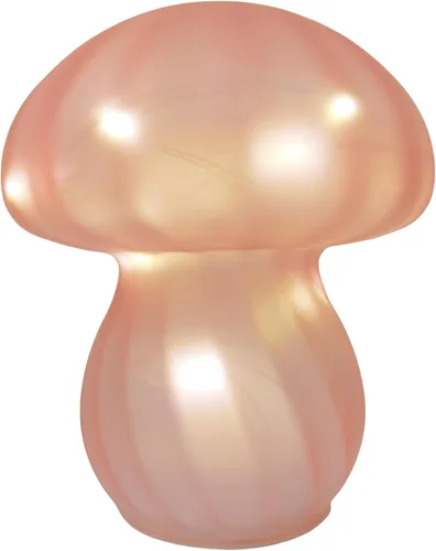 Vista 11 de Árbol de Navidad de vidrio decorativo con luz LED: 13.5" de alto, adorno de mesa de batería para las fiestas, decoración navideña de vidrio