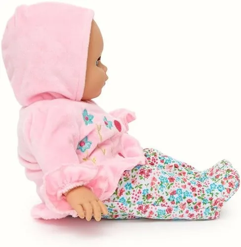 Vista 3 de Madame Alexander Muñeca Baby Cuddles de 14 pulgadas, sudadera rosa con capucha