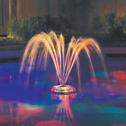 Vista 6 de GAME Luces de piscina 23600-BB Show de luz subacuática y fuente con piezas remotas y accesorios, azul